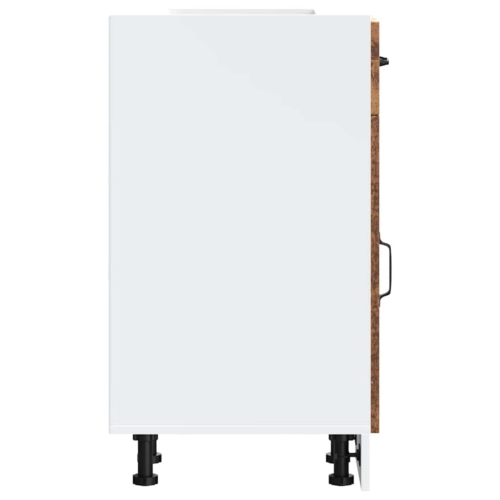 Basskåp för kök Kalmar åldrat trä konstruerat trä