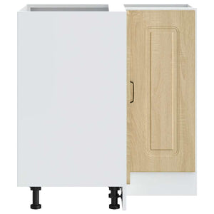 Hörnbänkskåp till köket Kalmar sonoma-ek konstruerat trä