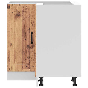 Hörnbänkskåp till köket Kalmar åldrat trä konstruerat trä