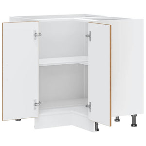 Hörnbänkskåp till köket Kalmar åldrat trä konstruerat trä