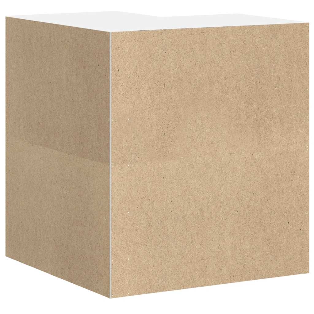 Vägghörnskåp för kök Kalmar betonggrå konstruerat trä