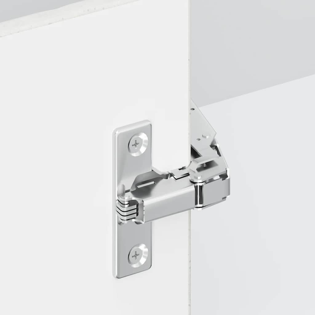 Vägghörnskåp för kök Kalmar betonggrå konstruerat trä