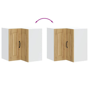 Vägghörnskåp för kök Kalmar artisan ek konstruerat trä