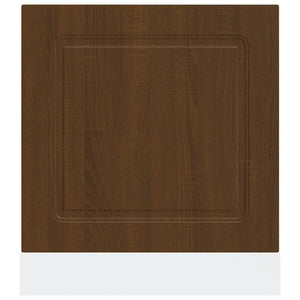 Diskmaskinspanel Kalmar brun ek 60x1,5x67 cm konstruerat trä