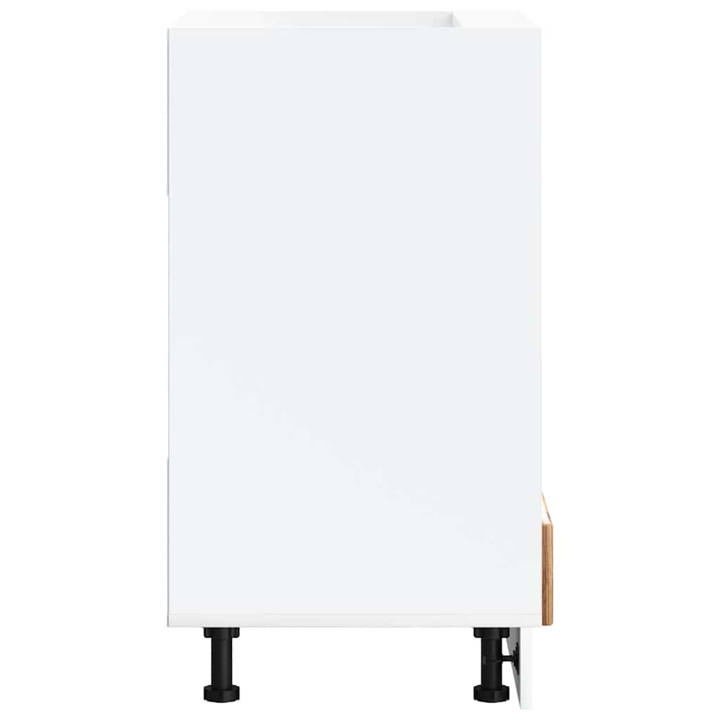 Ugnsskåp Lucca åldrat trä konstruerat trä