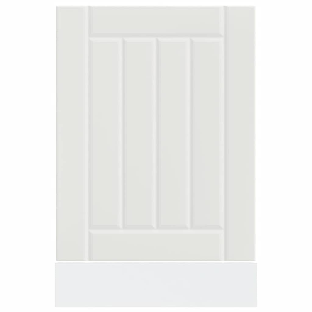 Diskmaskinspanel Lucca vit konstruerat trä