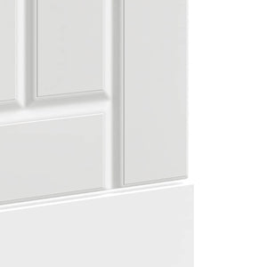 Diskmaskinspanel Lucca vit konstruerat trä