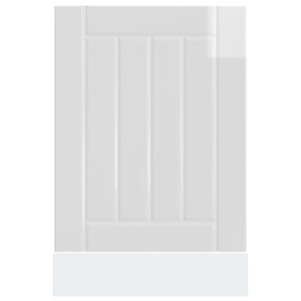 Diskmaskinspanel Lucca högglans vit konstruerat trä