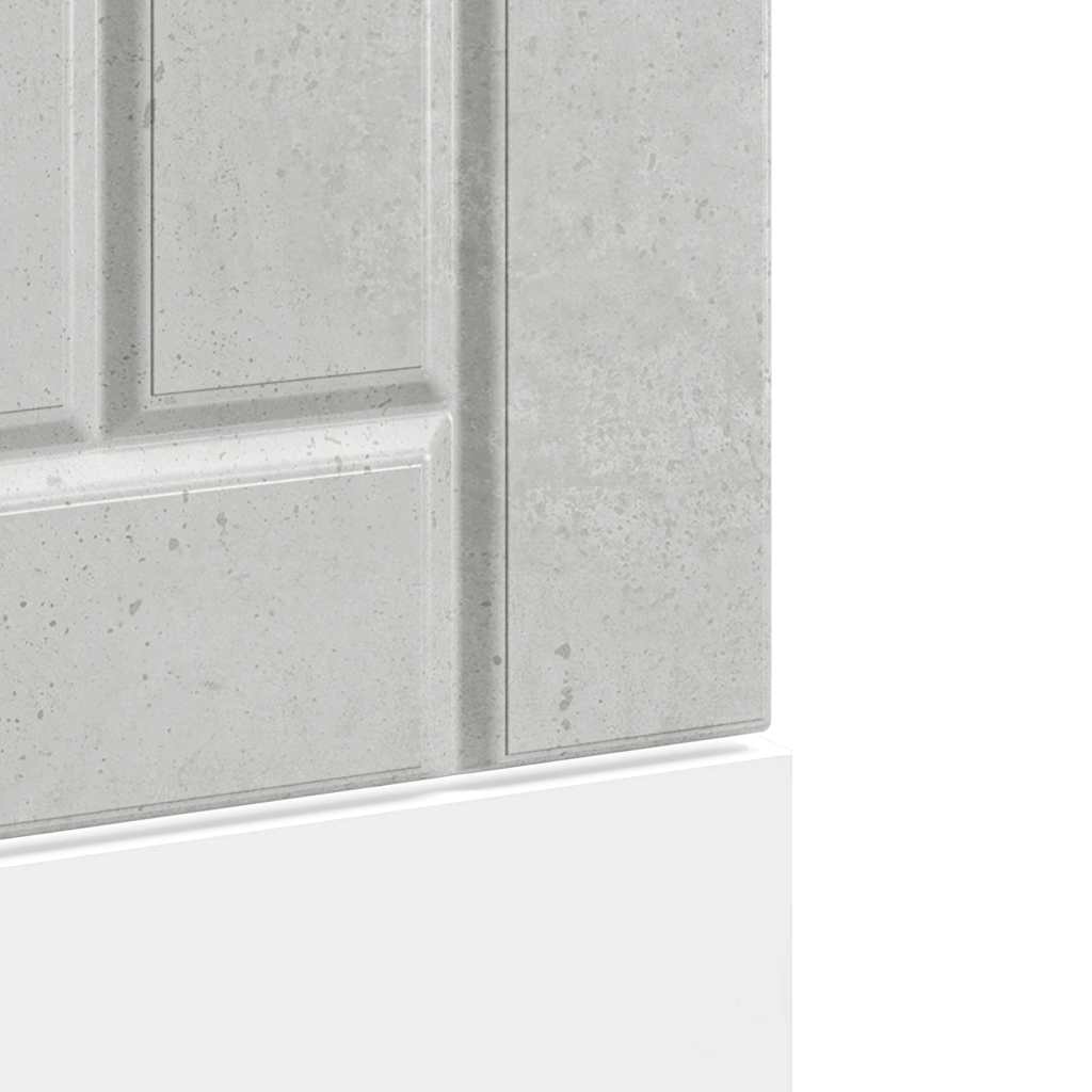 Diskmaskinspanel Lucca betonggrå konstruerat trä