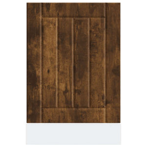 Diskmaskinspanel Lucca rökfärgad ek konstruerat trä