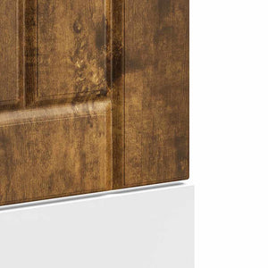 Diskmaskinspanel Lucca rökfärgad ek konstruerat trä