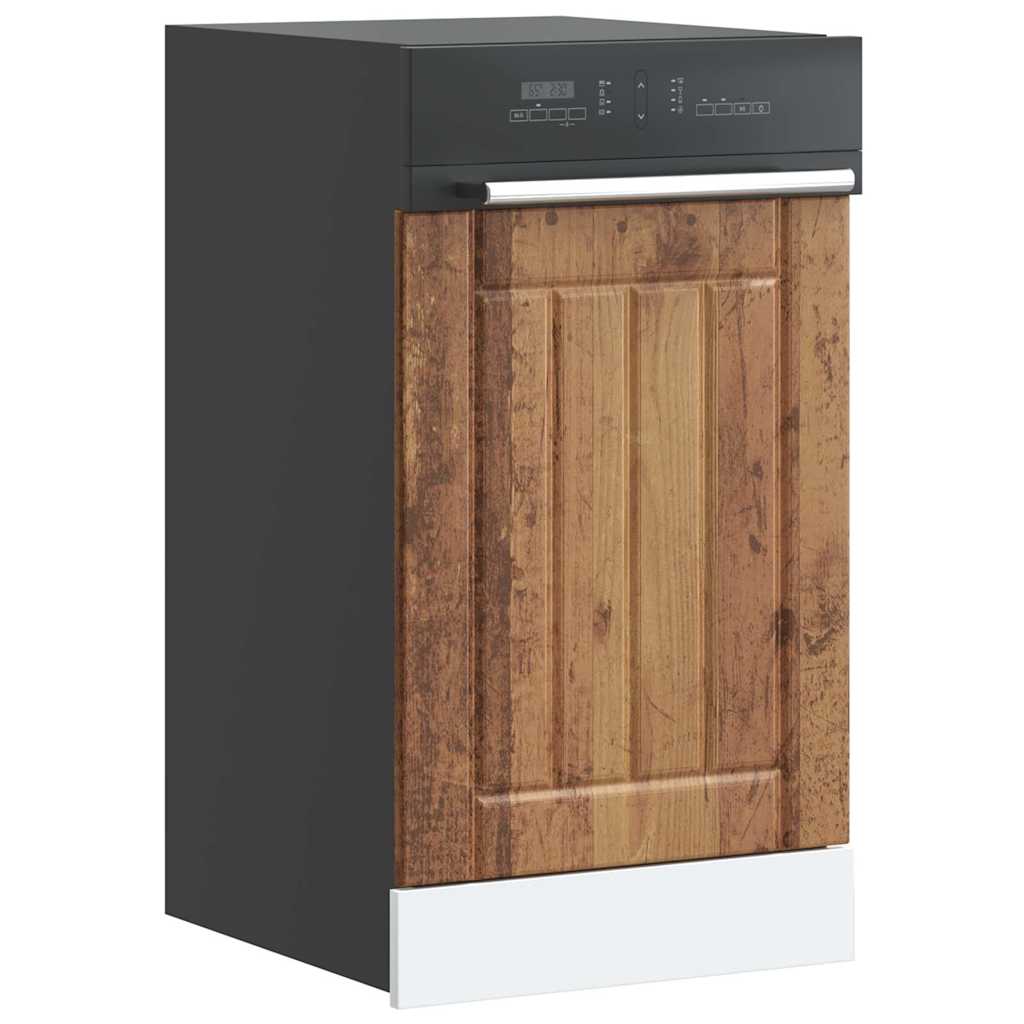 Diskmaskinspanel Lucca åldrat trä konstruerat trä