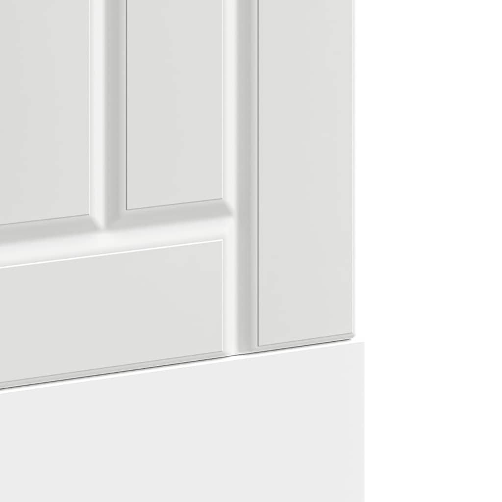 Diskmaskinspanel Lucca vit konstruerat trä