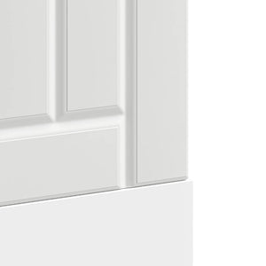 Diskmaskinspanel Lucca vit konstruerat trä