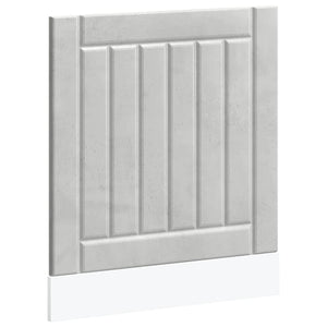 Diskmaskinspanel Lucca betonggrå konstruerat trä