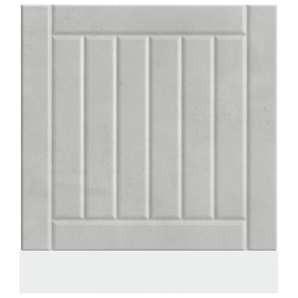 Diskmaskinspanel Lucca betonggrå konstruerat trä