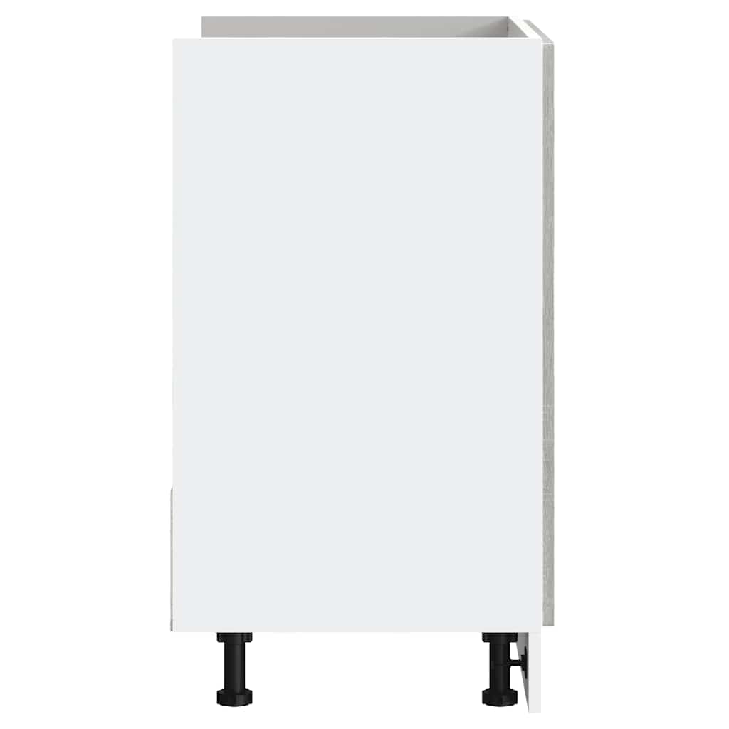 Diskbänk underskåp grå sonoma 80x46x81,5 cm konstruerat trä