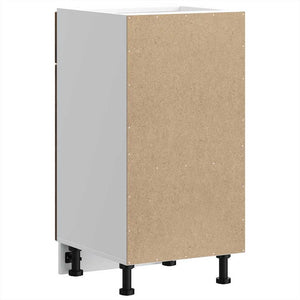 Basskåp för kök Porto rökfärgad ek konstruerat trä