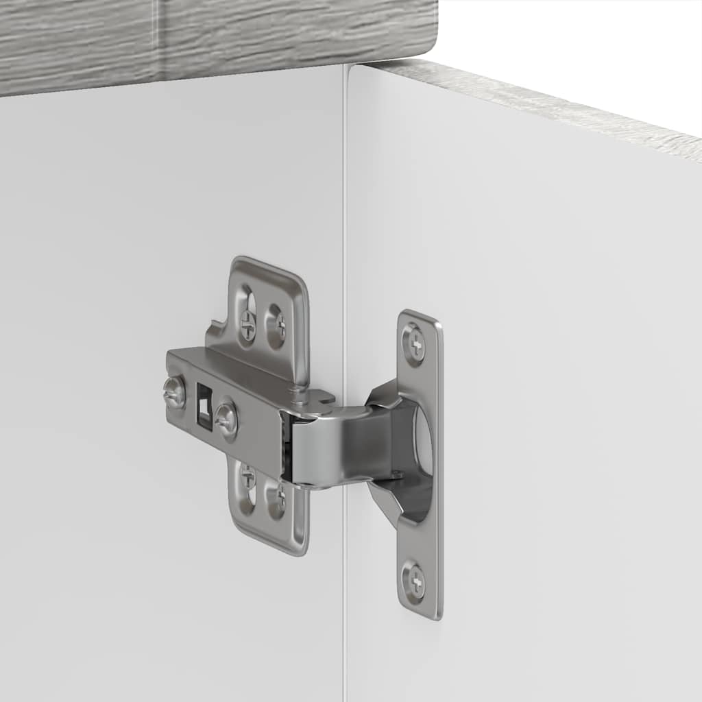 Basskåp för kök Porto grå sonoma konstruerat trä