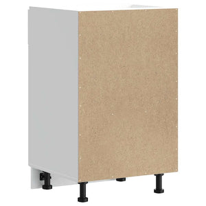 Basskåp för kök Porto vit konstruerat trä