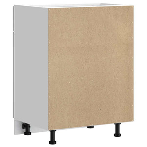 Basskåp för kök Porto vit konstruerat trä