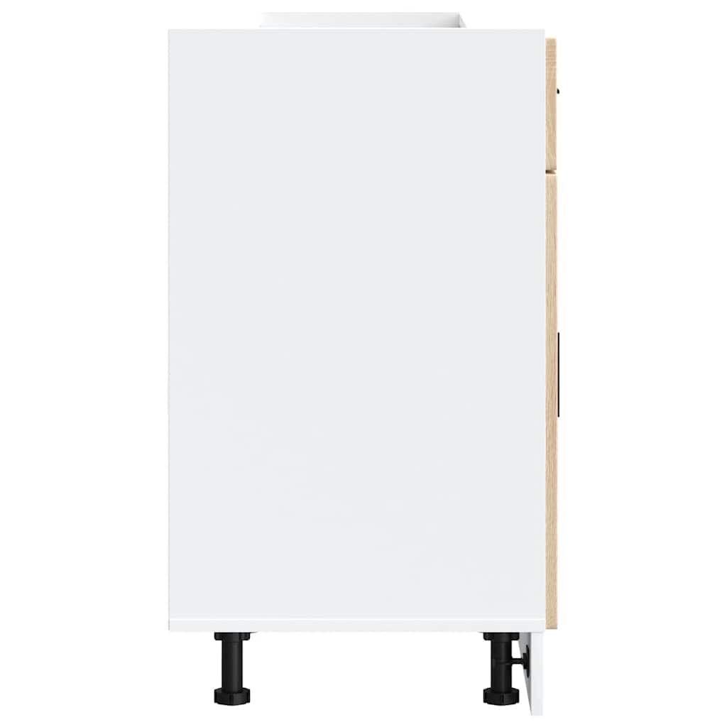 Basskåp för kök Porto sonoma-ek konstruerat trä