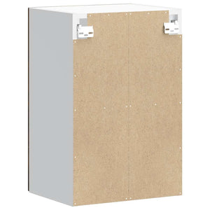 Väggskåp för kök med glasdörr Porto rökfärgad ek