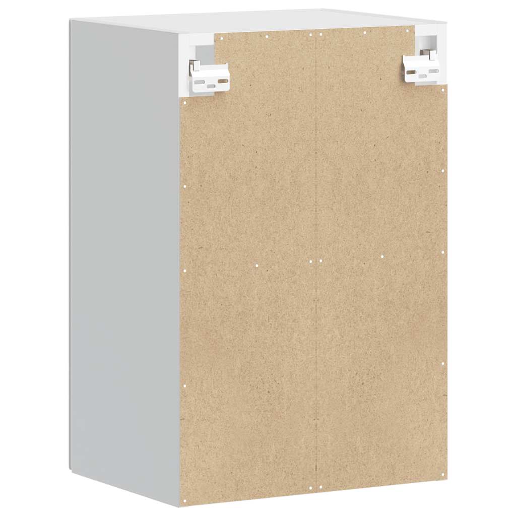 Väggskåp för kök med glasdörr Porto grå sonoma