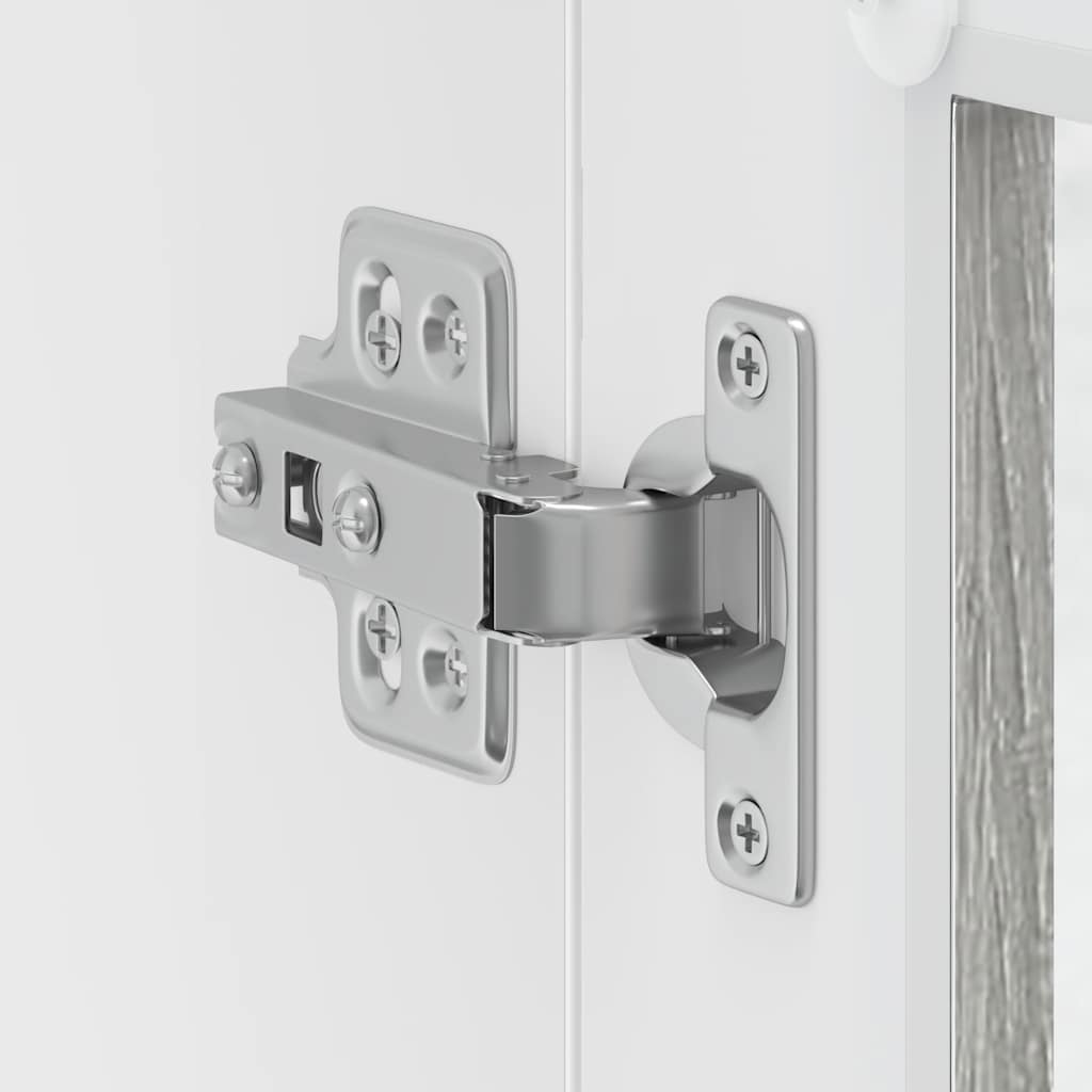 Väggskåp för kök med glasdörr Porto grå sonoma