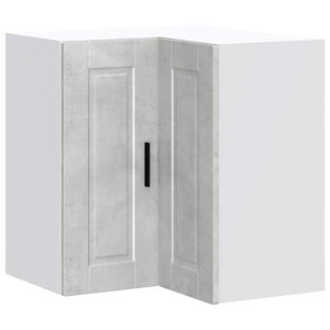 Kök vägg hörnskåp Porto betonggrå konstruerat trä