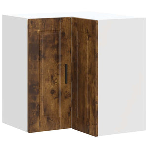 Kök vägg hörnskåp Porto rökfärgad ek konstruerat trä