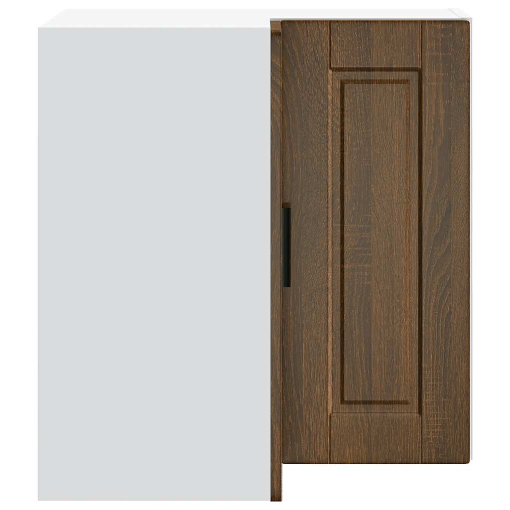 Kök vägg hörnskåp Porto brun ek konstruerat trä