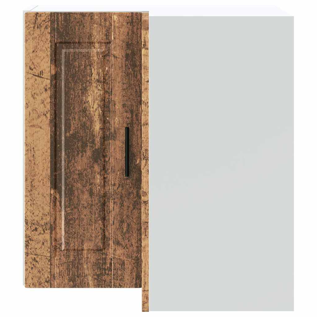 Kök vägg hörnskåp Porto gammalt trä konstruerat trä