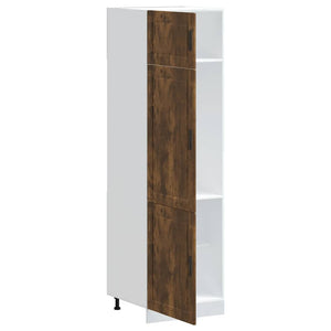 Köksskåp Porto rökfärgad ek konstruerat trä