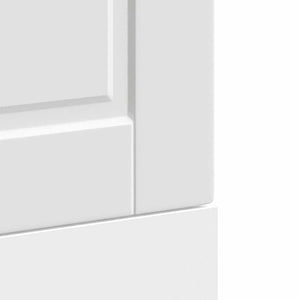 Diskmaskinspanel Porto vit 45x1,5x67 cm konstruerat trä