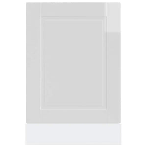 Diskmaskinspanel Porto högglans vit 45x1,5x67cm konstruerat trä
