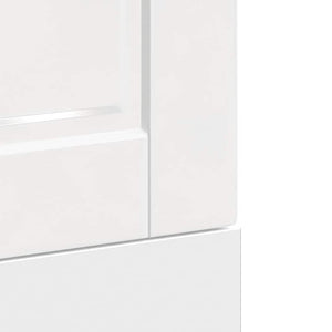 Diskmaskinspanel Porto högglans vit 45x1,5x67cm konstruerat trä