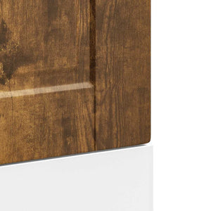 Diskmaskinspanel Porto rökfärgad ek 45x1,5x67cm konstruerat trä