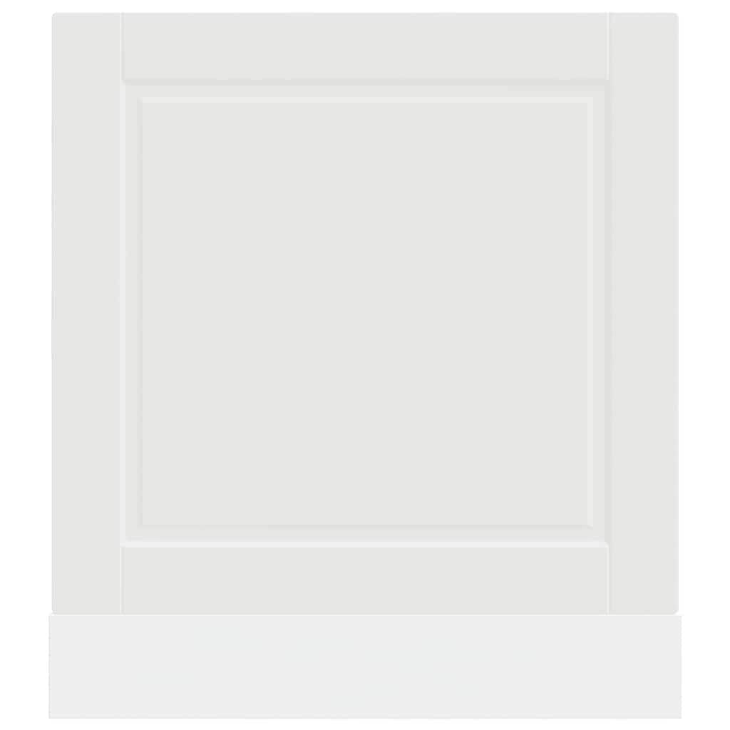 Diskmaskinspanel Porto vit 60x1,5x67 cm konstruerat trä