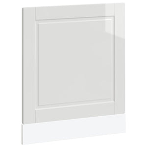 Diskmaskinspanel Porto högglans vit 60x1,5x67cm konstruerat trä