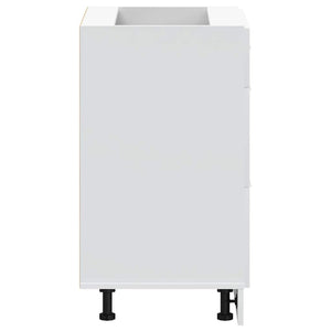 Bänkskåp “Lyon” vitt konstruerat trä