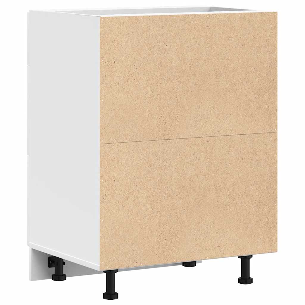 Bänkskåp “Lyon” vitt konstruerat trä