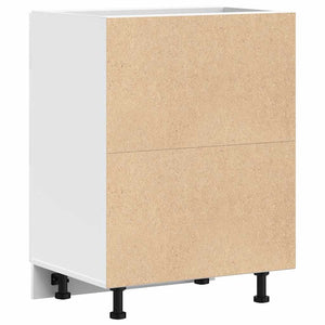 Bänkskåp “Lyon” vitt konstruerat trä