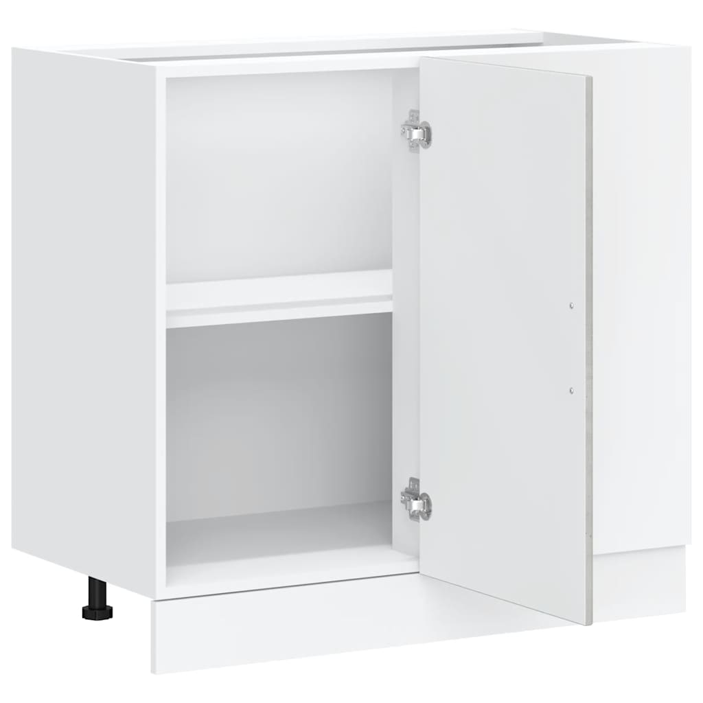 Basskåp med diskbänk “Lyon” betonggrå konstruerat trä