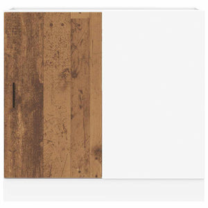 Basskåp med diskbänk “Lyon” åldrat trä konstruerat trä