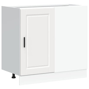 Basskåp för kök Porto vit konstruerat trä