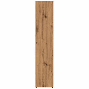 Bokhylla artisan ek 36x30x143 cm konstruerat trä