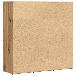 Bokhylla artisan ek 90x28x90 cm konstruerat trä