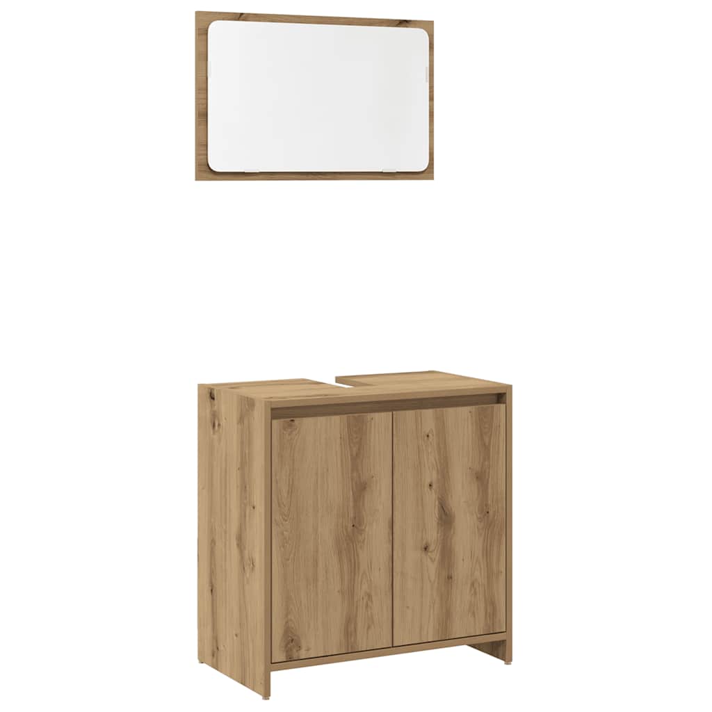 Badrumsmöbler set 2 delar artisan ek konstruerat trä