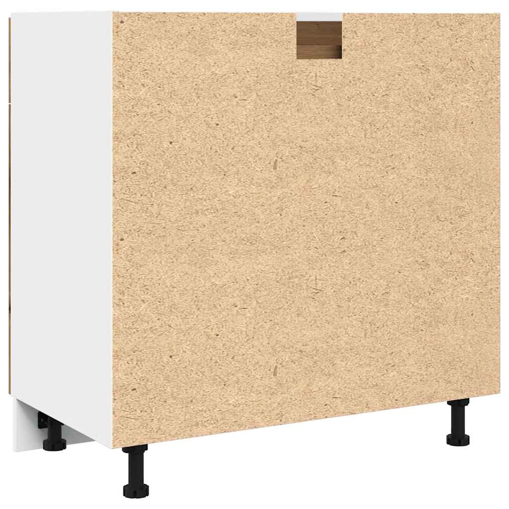 Underskåp med låda “Lyon” artisan ek 80x46x81,5 cm